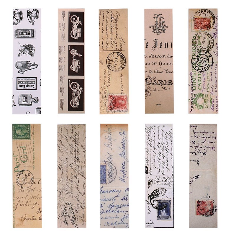 YOSCO Vintage Style Bookmarks for Women Men, 30PCS (Retro Collection) - Image 2